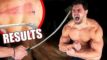 Bodybuilder VS Stinger TACTICAL WHIP XL Experiment *SCARIEST ITEM I'VE TESTED*