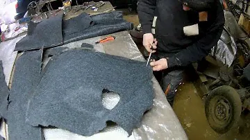 Карпет в багажник ланоса