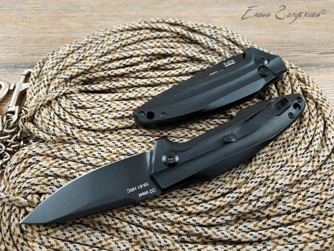 Нож VN Pro STINGER Black сталь D2 KA003AD2